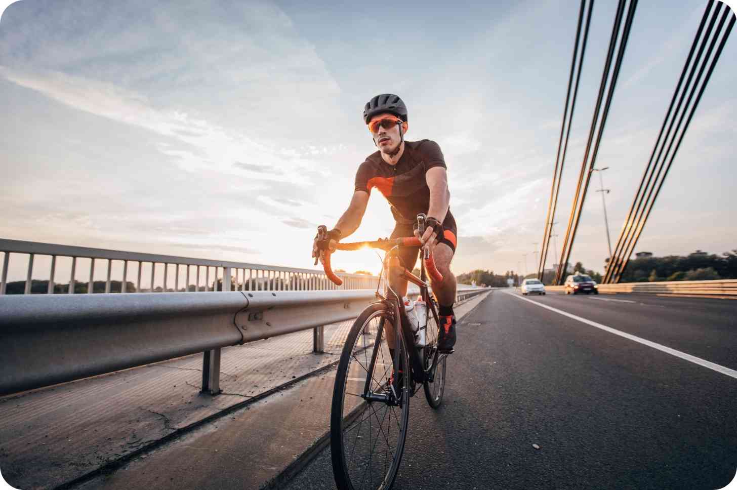 Hero image of a city skyline at night